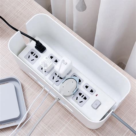 electrical cable storage box|storage containers for usb cables.